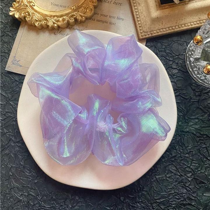 Immagine prodotto Avizar Scrunchie Glänzender Organza Uni Yumei (Elastico per capelli)