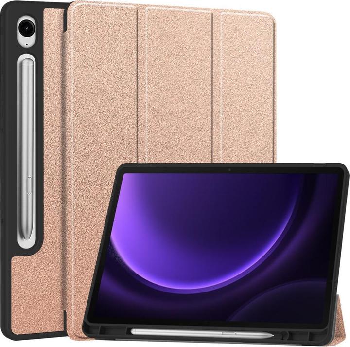Produktbild Cover-Discount Galaxy Tab S9 / S9 FE - Smart Case Silikon roségold (Samsung Galaxy Tab S10 FE)