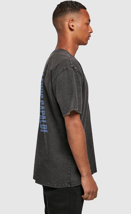 Produktbild Merchcode Lewis Capaldi - Tour grabsheet 3 Acid Washed Oversize Tee - 113795 (M)