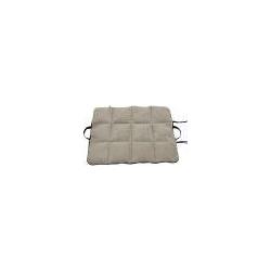 Thumbnail - Peppy buddies folding mattress black and beige fleece 90x66cm (Hund), Hundebett + Katzenbett
