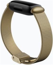 Produktbild Fitbit Inspire 3 StainlessSteel Mesh Soft GD OS (Edelstahl in Chirurgenqualität)