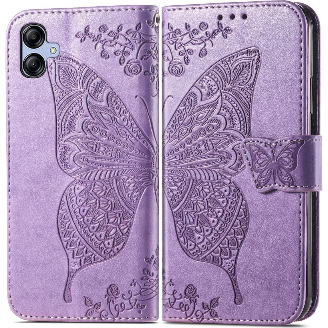 Thumbnail - König Design Hülle Handy Schutz für Samsung Galaxy A04e F04 M04 Case Cover Tasche Wallet Etui (Samsung Galaxy A04e), Sma...