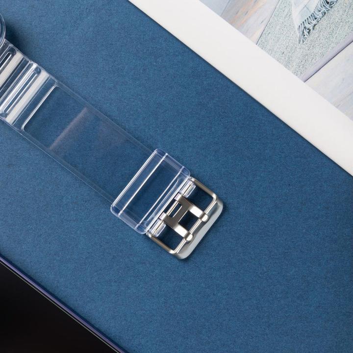 Produktbild Hurtel Strap Light Set replacement band strap case for Watch 3 42mm / Watch 2 42mm blue (TPU)
