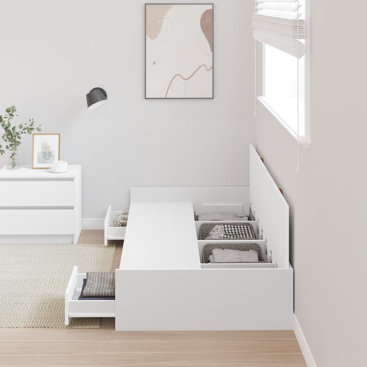 Produktbild vidaXL Plattformbett (98.50 x 200 cm)