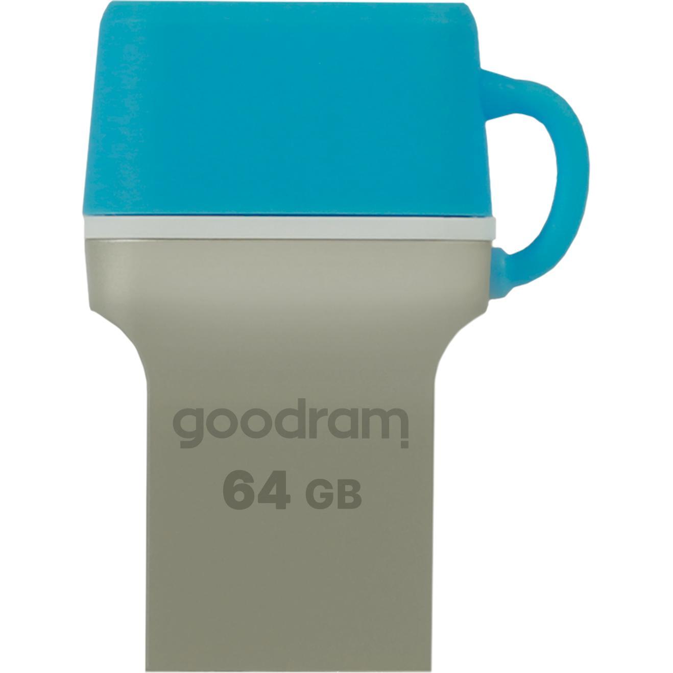 Goodram 64GB USB 3.0 (64 GB, USB-C), Chiavetta USB, Blu