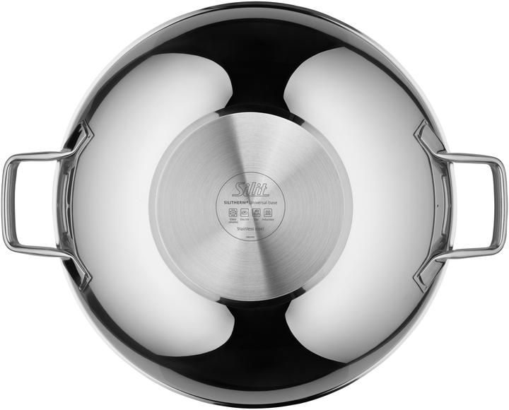 Image du produit Silit Poêle à wok Hong Kong 36cm avec couvercle, céramique (Wok, Acier inoxydable, 36 x 15 cm)