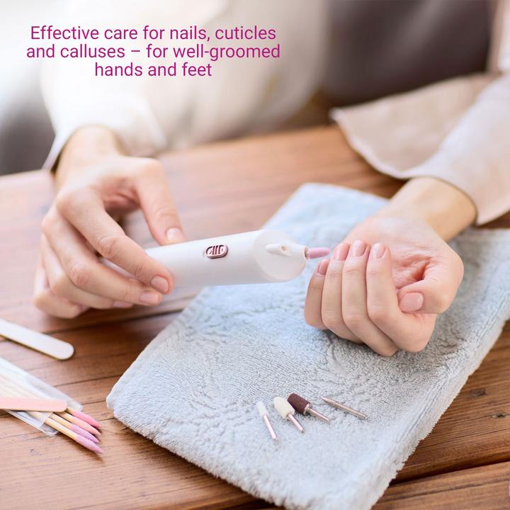 Actual product image Medisana MP 900 Maniküre & Pediküre Set elektrisch, Nagelfeile, Nagelfräser und Hornhautentferner, N