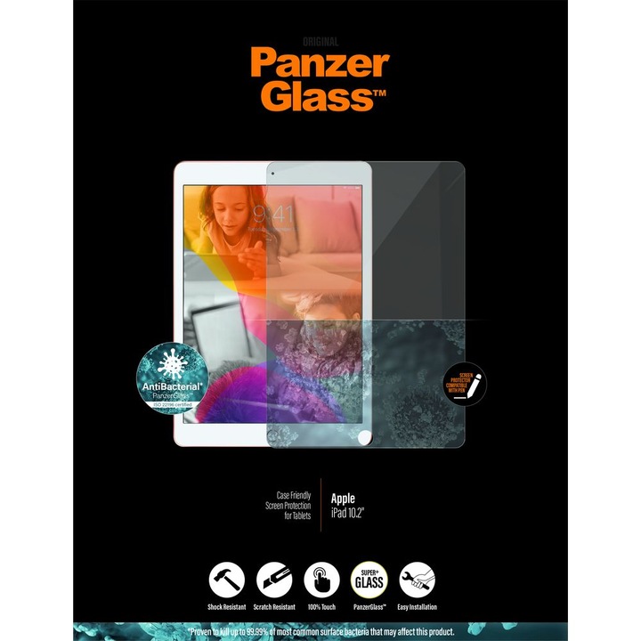 Actual product image PanzerGlass screen protector (1 Piece, iPad 2019 (7th gene), iPad 2020 (8. Gen))