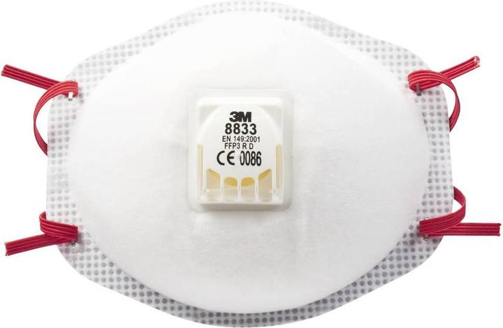 Productafbeelding 3M Stofmasker 8833 - Classic, beschermingsniveau: FFP3 (FFP3, 1x)