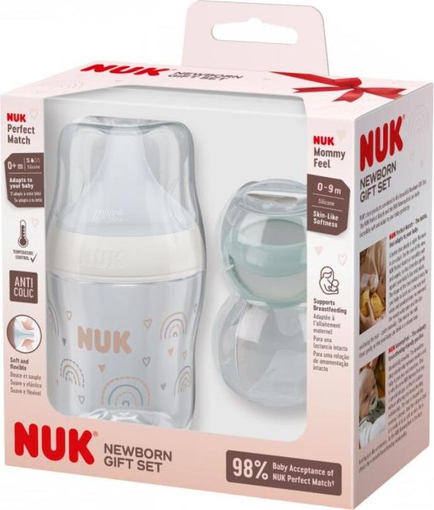 Actual product image NUK Perfect Match Babyflasche Neugeborenes Geschenkset 150 ml (150 ml)
