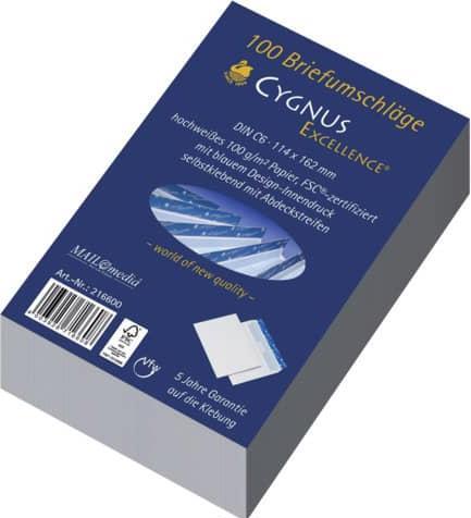 Productafbeelding Magni 30002366 H'Frei enveloppen en olifantenhuid enveloppen envelop C6 HK 100 g wit (C6, 1 x)