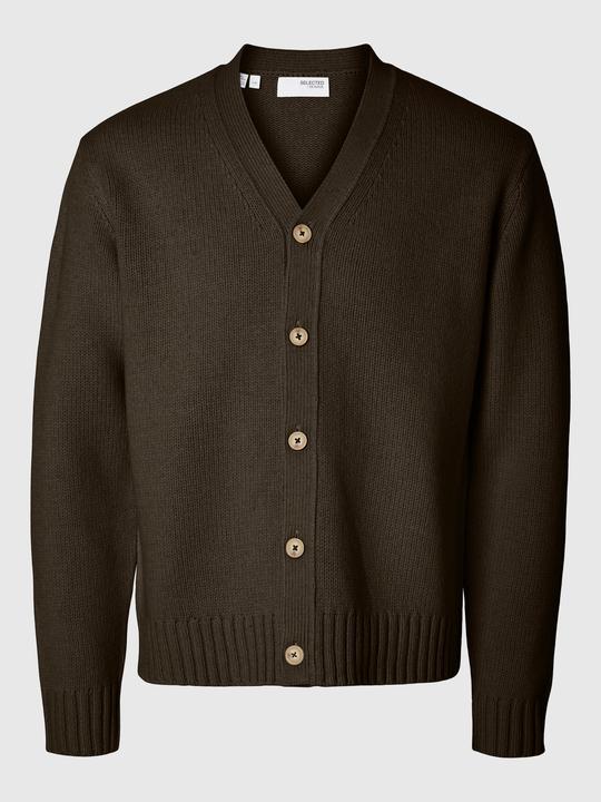 Actual product image Selected Relaxed Fit Wollgemisch Strickjacke (XXL)