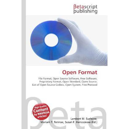 Open Format, Fachbücher von Lambert M. Surhone, Miriam T. Timpledon, Susan F. Marseken