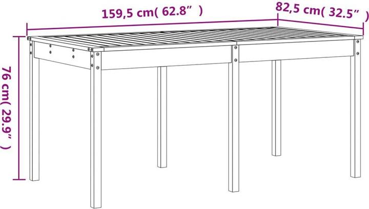 Produktbild vidaXL Garten Essgruppe