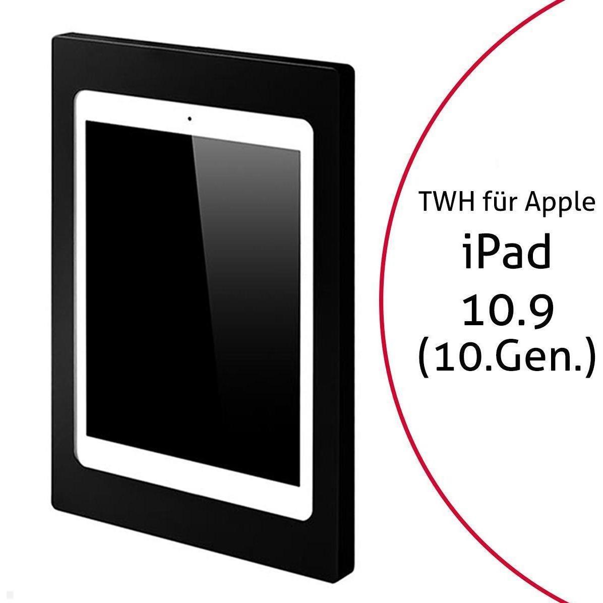 TabLines TWH043B Supporto da parete per tablet per Apple iPad 10.9 (10a generazione), nero, Supporto per tablet, Nero