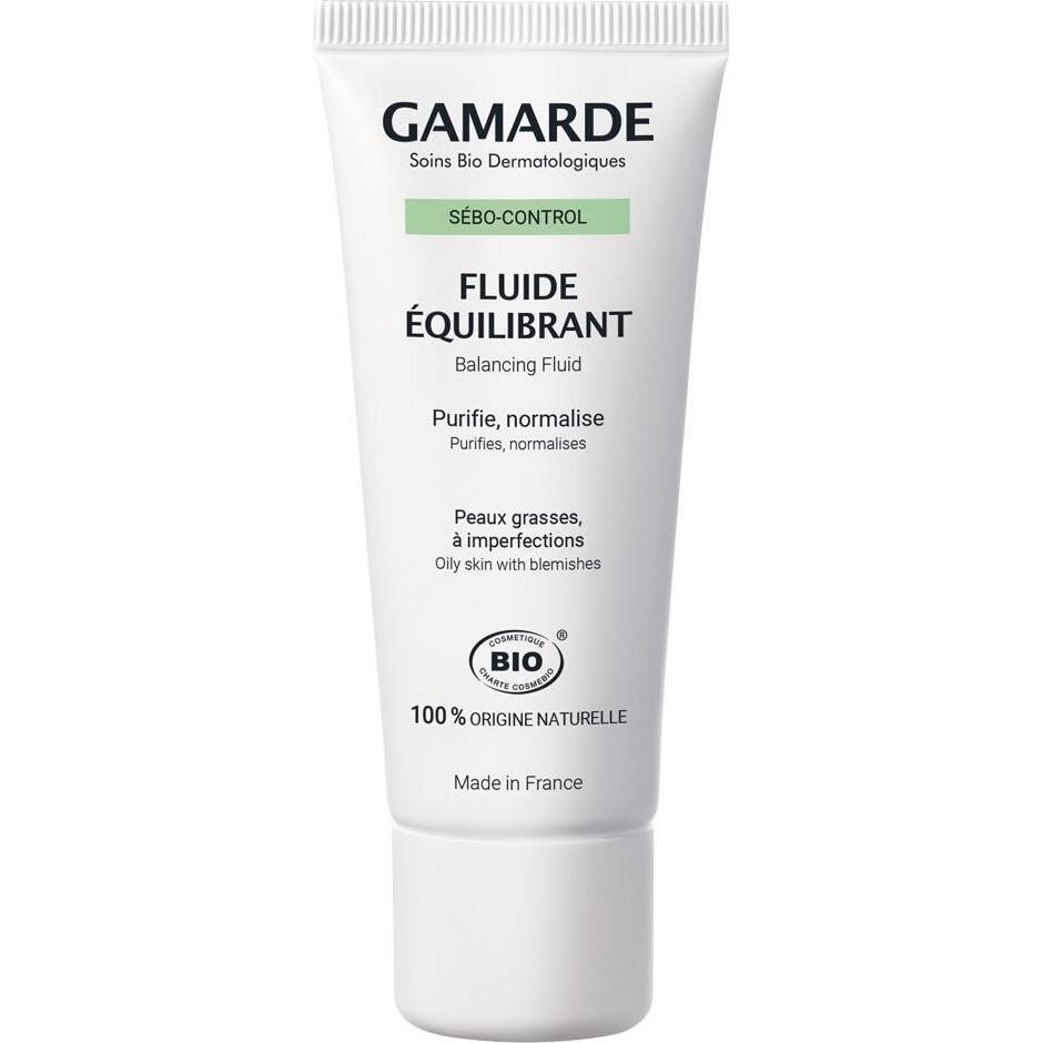 Gamarde, Crema viso, Fluido equilibrante BIO Chiodi di garofano, limone e acqua termale - 40g - (40 ml)