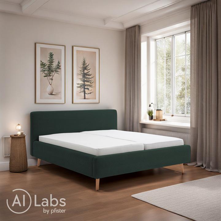 Actual product image Meise Möbel Mattis upholstered bed with bed base (160 x 200 cm)