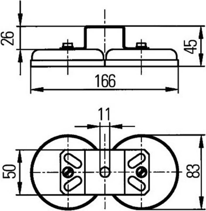 Produktbild Hella Magnethalter für Arbeitsscheinwerfer