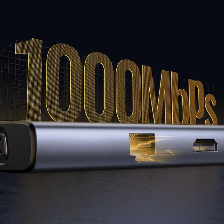 Actual product image Ugreen USB-C 9-In-1 Multifunction Adapter (USB-C, 9 ports)