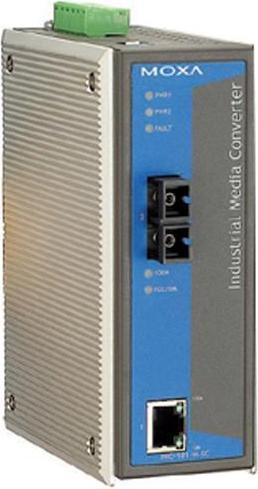 Image du produit Moxa IMC-101-M-SC-T - Convertisseur de média - 100Mb LAN (RJ45, RJ45 (1x))