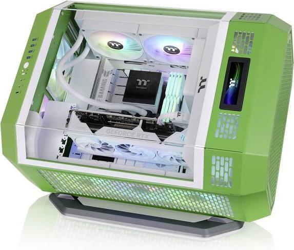Produktbild Thermaltake The Tower 600 (hellgr?n, Tempered Glass x 3) (ATX, mATX, Mini-ITX)