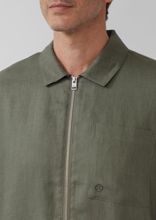 Image du produit S.Oliver Indoor-Jacke Overshirt aus Leinen mit Eingrifftaschen (56)