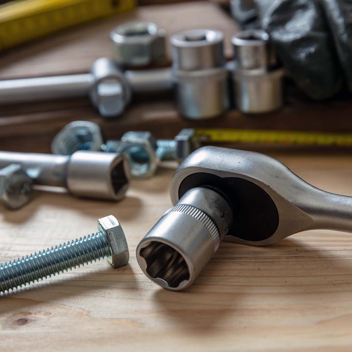 Actual product image Wiltec 108-piece Set of Socket Spanners Ratchet Box with 1/2" (12.5mm) and 1/4" (6.3mm) Drive