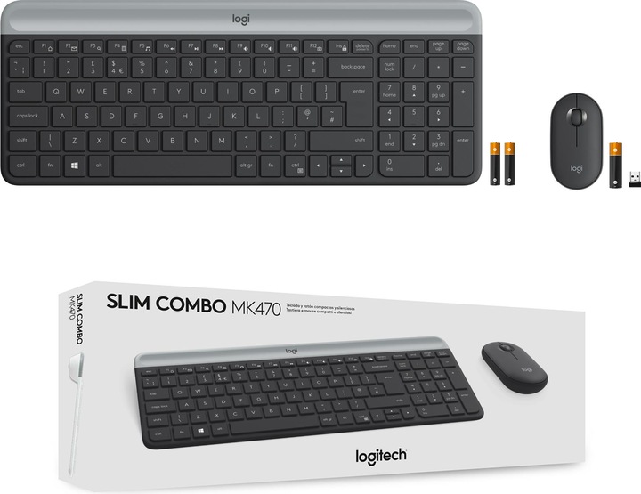 Actual product image Logitech MK470 Combo (CH, Wireless)