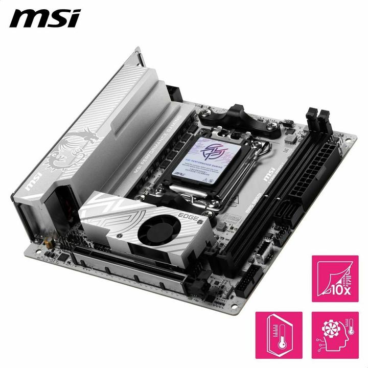 Immagine prodotto MSI MPG B850I Edge TI WIFI (AM5, AMD B850, Mini-ITX)
