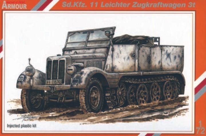 Actual product image Special Hobby Sd.Kfz. 11 Light tractor 3t Special armour