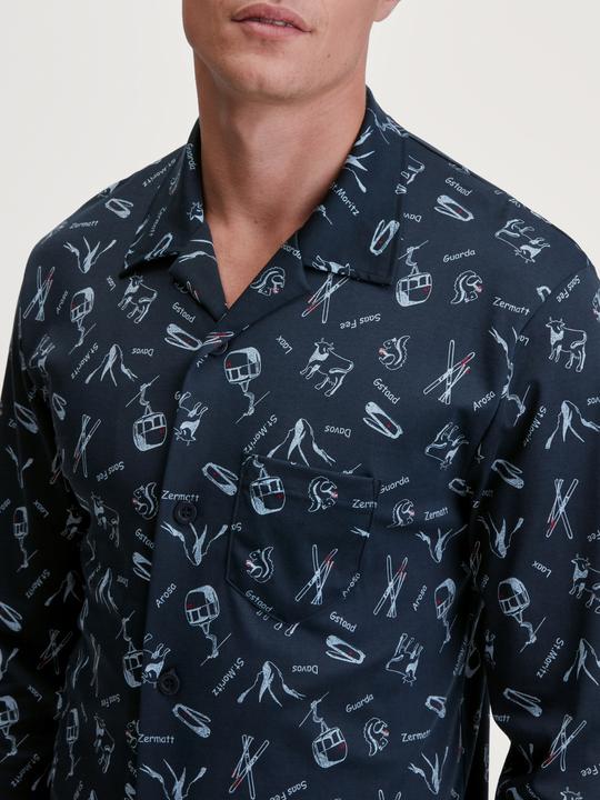 Produktbild Calida Relax Swiss Resort Pyjama, durchgeknöpft (L)