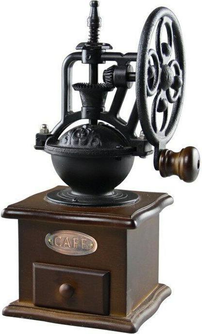 Image du produit JTI Moulin à café manuel en céramique en fonte et bois