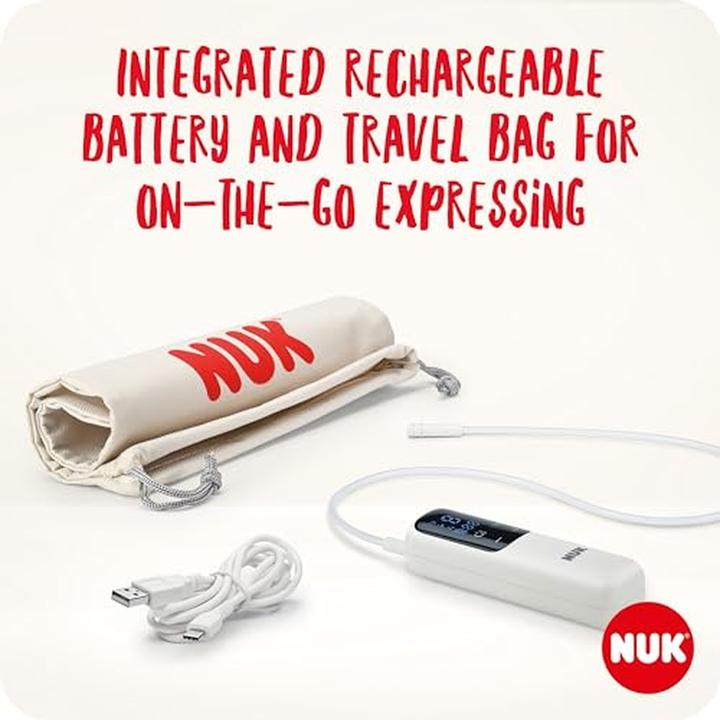 Produktbild NUK Elektrische Doppelmilchpumpe mit USB-Ladung und Transporttasche