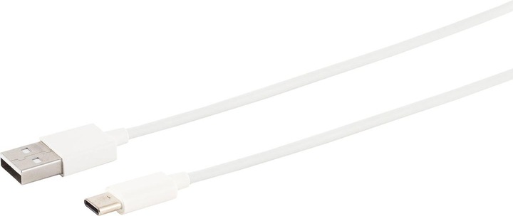 Produktbild S-Impuls 3er-Set Daten- & Ladekabel, USB-A auf USB-C, weiss, 0,5 m (0.50 m, USB 3.0)