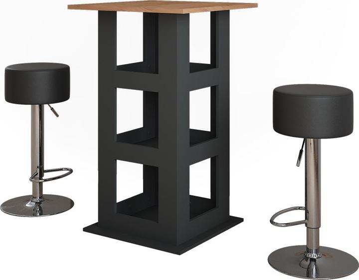 Goldkraft Eiche, Schwarz