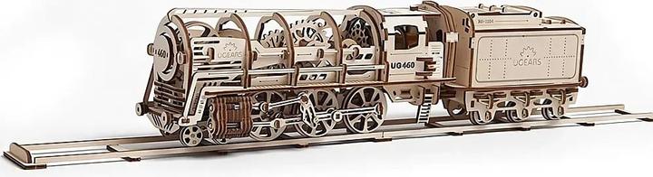 Actual product image Ugears Steam locomotive with tender