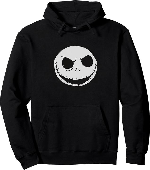 Immagine prodotto Disney The Nightmare Before Christmas Face Felpa con Cappuccio Donna (L)