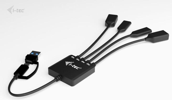 Produktbild i-tec Usb-C/A Cable Hub 4 Ports (USB-C, 4 Ports)