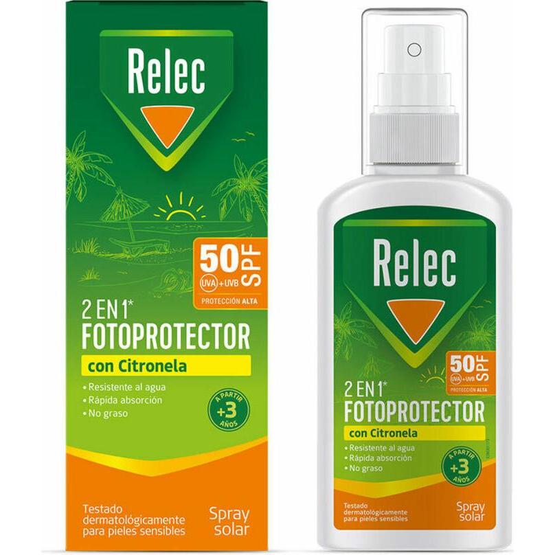 Omega Pharma, Sonnencreme, 2-in-1 solar PHOTOPROTECTOR citronella spray SPF50 100 ml (Sonnenspray, SPF 50, 100 ml)