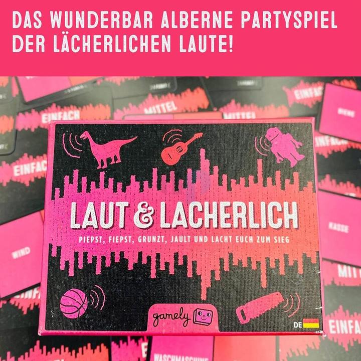 Immagine prodotto Gamely LAUT & LAECHERLICH - Fai bip, cigolii, grugniti, ululati e risate per raggiungere la vittoria. (Tedesco)