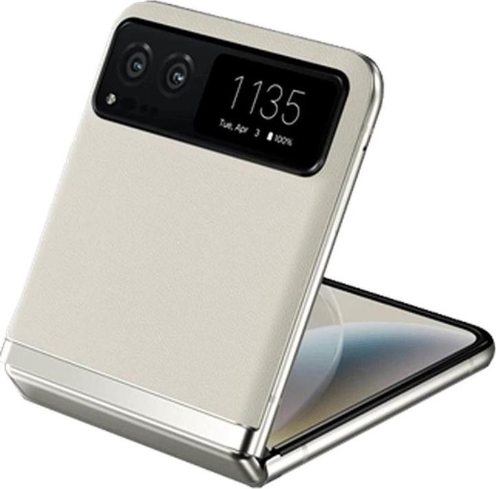 Actual product image Motorola Razr 40 (256 GB, Vanilla cream, 6.90", SIM + eSIM, 5G)