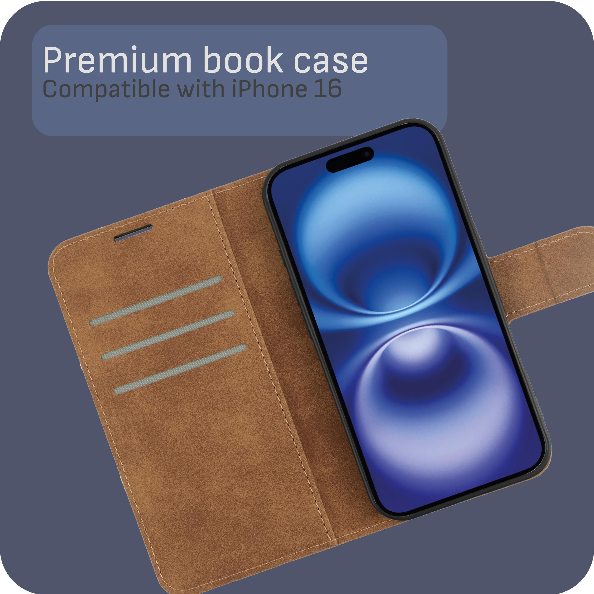 Thumbnail - Cazy Premium-Geldbörsen-Etui, Magnetisches Geldbörsen-Etui, Kartenfächer, Ständer (Apple iPhone 16), Smartphone Hülle, B...