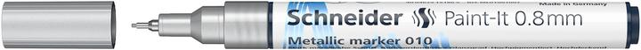 Produktbild Schneider Paint-It 010 Metallic-Marker, 0,8 mm, Metallic-Silber (Silber Metallic, 0.80 mm, 1 x)