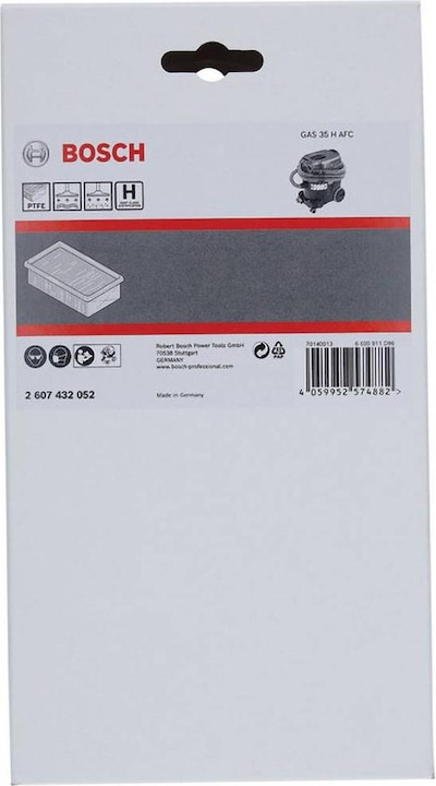 Actual product image Bosch Professional Zubehör Flat minipleat filters H class (HEPA), PTFE