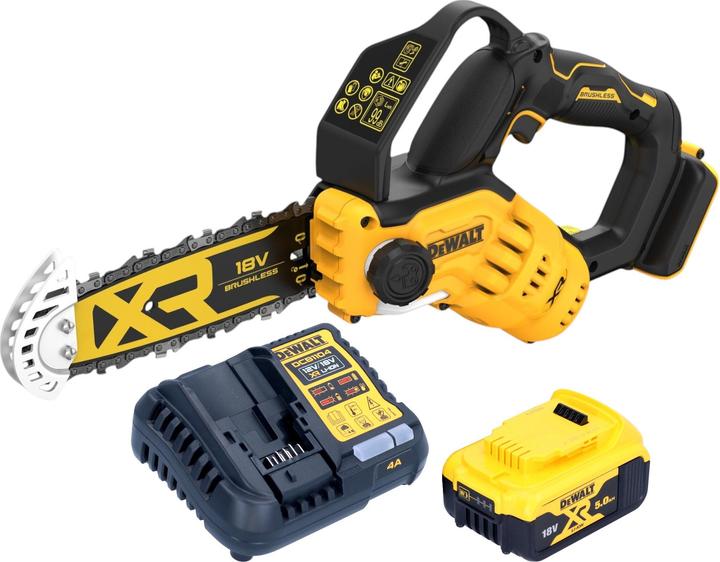 Actual product image DeWalt DCMPS 520 P1 Akku Astsäge 18 V 20 cm Brushless + 1x Akku 5,0 Ah + Ladegerät