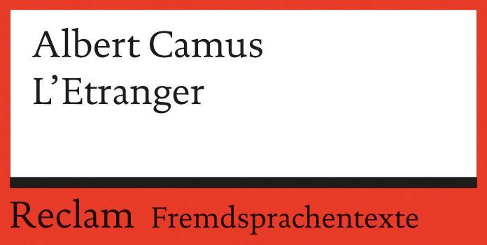 Produktbild L' Etranger (Deutsch, Albert Camus, Brigitte Sahner, 1986)