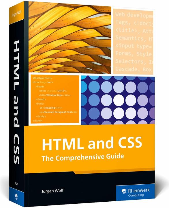 Actual product image HTML and CSS (English, Jürgen Wolf, 2023)