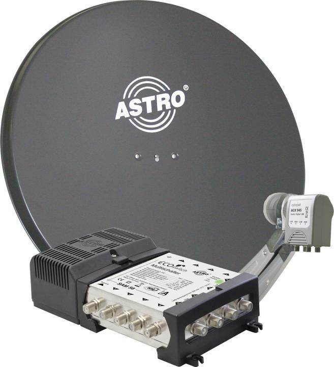 Produktbild Astro Sat Aktionspaket Ab aufs Dach 1 (Parabolantenne, 39.53 dB, UKW / MW / LW)