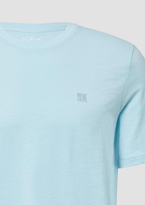 Immagine prodotto S.Oliver T-Shirt T-Shirt mit Flammgarnstruktur und Logo-Print (3XL)