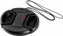 Actual product image Foxfoto Snap-on-Objektivdeckel – 40,5 mm mit Trageband (40.50 mm)